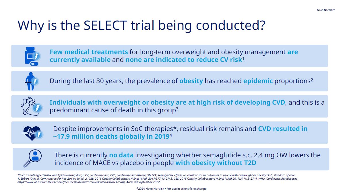 SELECT Cardiovascular Trial Information Novo Nordisk Medical